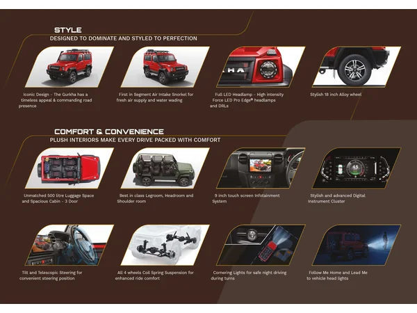 force motors gurkha gurkha-3-door-4-seater interior